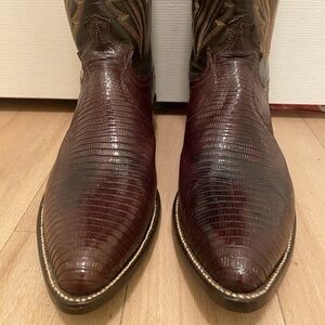Men's Justin Lizard Cowboy Boots